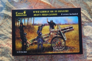 Caesar Miniatures 7202  WWII German SIG 33 Infantry Heavy Field Cannon